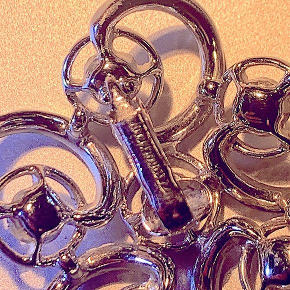 SARAH COVENTRY SILVER CRYSTAL BROOCH & EARRING DEMI PARURE 2 PC SET VINTAGE - Picture 13 of 14